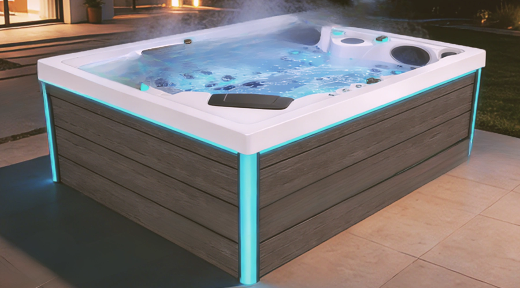 Genoa compact 3-person spa pool